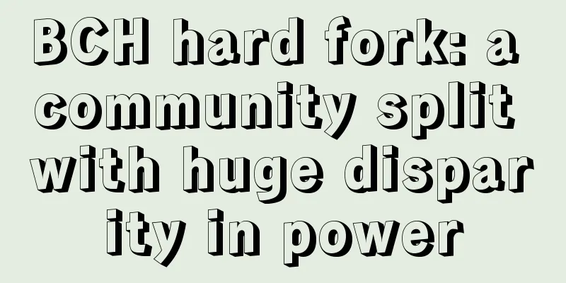 BCH hard fork: a community split with huge disparity in power
