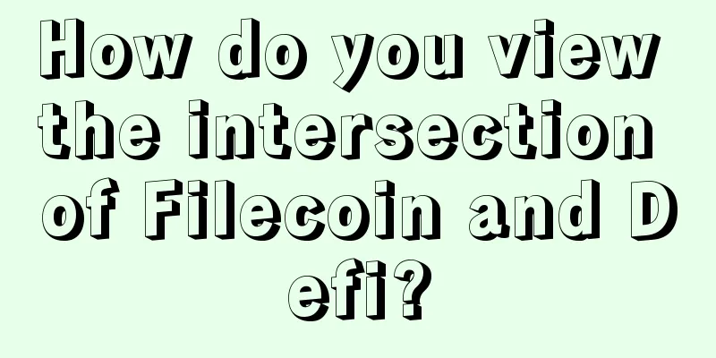 How do you view the intersection of Filecoin and Defi?