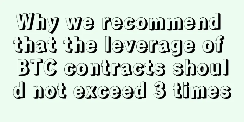 Why we recommend that the leverage of BTC contracts should not exceed 3 times