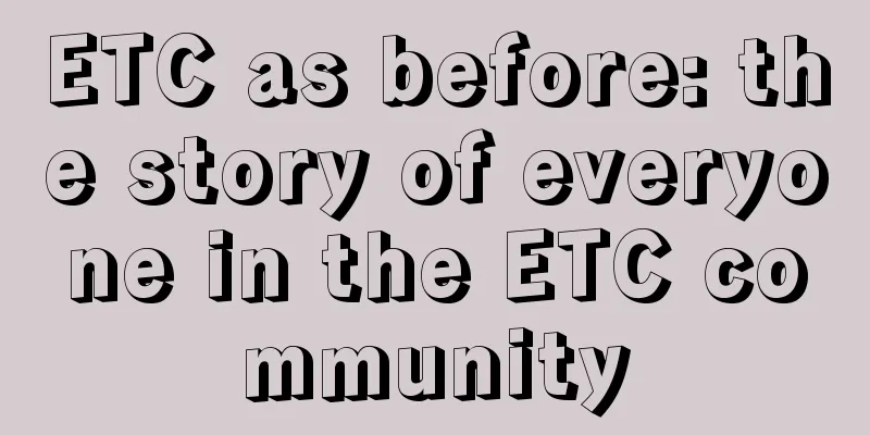 ETC as before: the story of everyone in the ETC community