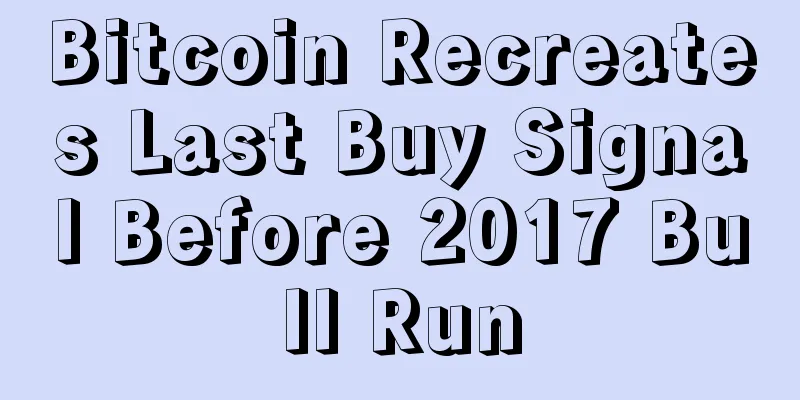 Bitcoin Recreates Last Buy Signal Before 2017 Bull Run