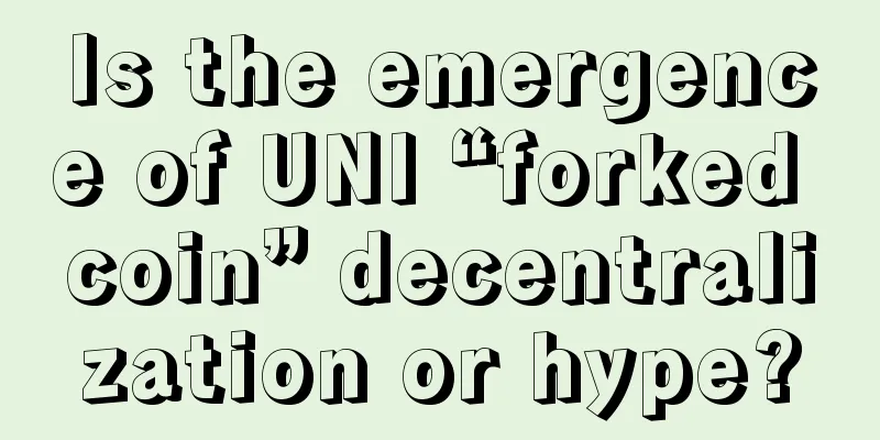 Is the emergence of UNI “forked coin” decentralization or hype?