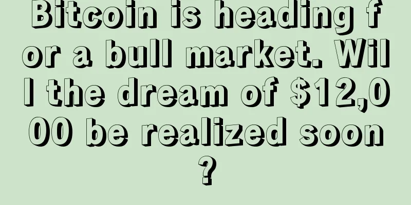 Bitcoin is heading for a bull market. Will the dream of $12,000 be realized soon?
