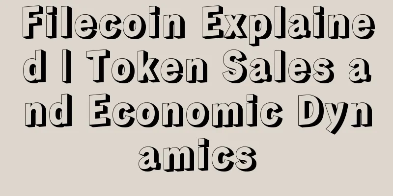 Filecoin Explained | Token Sales and Economic Dynamics