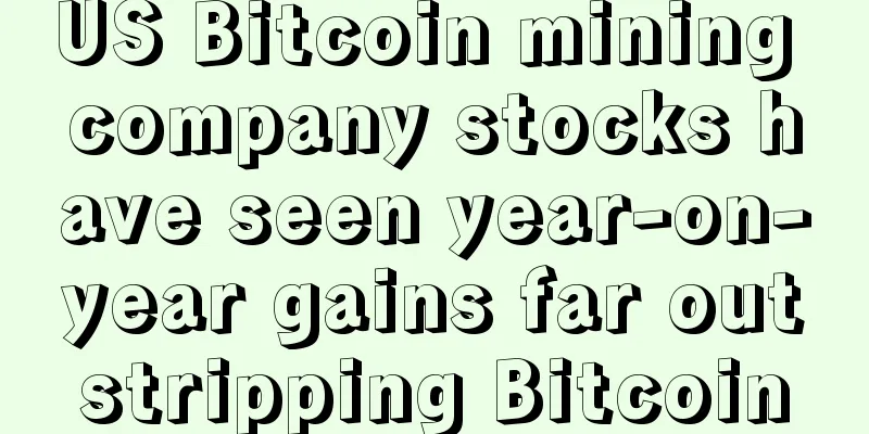 US Bitcoin mining company stocks have seen year-on-year gains far outstripping Bitcoin