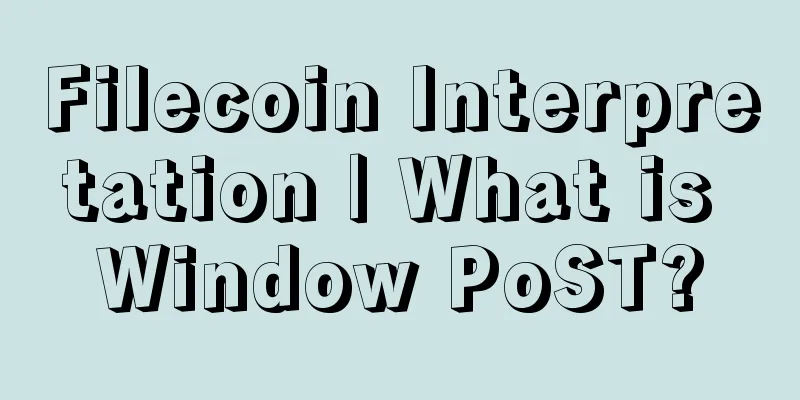 Filecoin Interpretation | What is Window PoST?