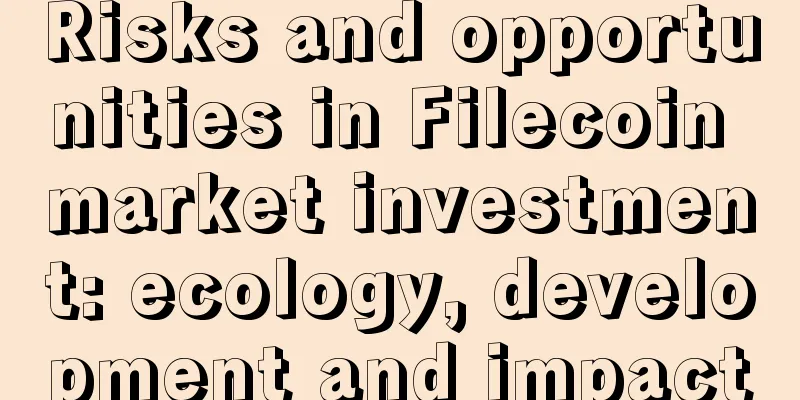 Risks and opportunities in Filecoin market investment: ecology, development and impact
