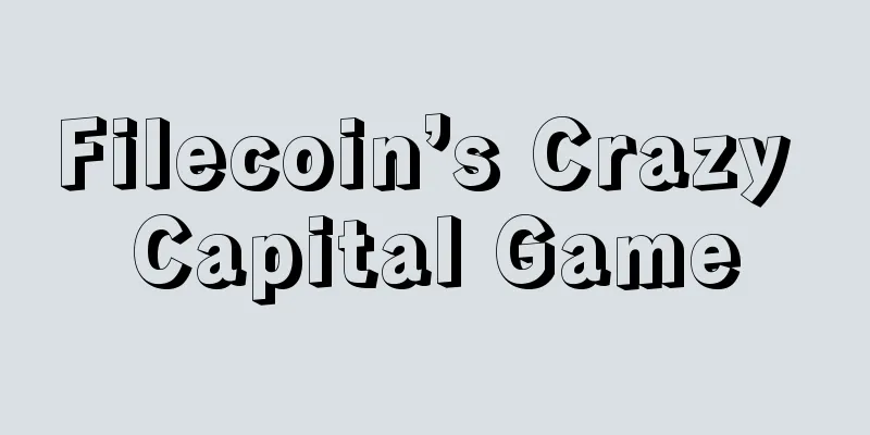 Filecoin’s Crazy Capital Game