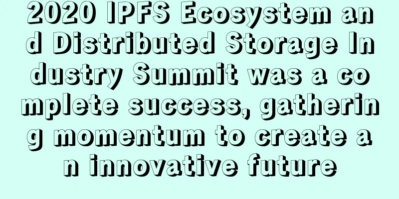 2020 IPFS Ecosystem and Distributed Storage Industry Summit was a complete success, gathering momentum to create an innovative future