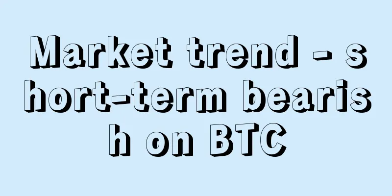 Market trend - short-term bearish on BTC