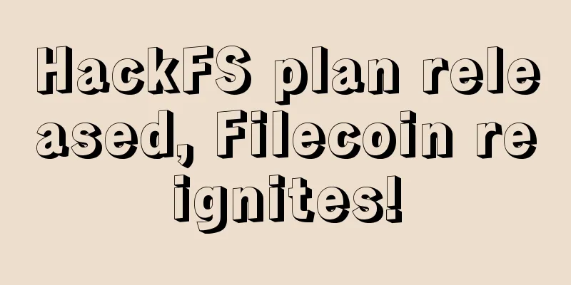 HackFS plan released, Filecoin reignites!