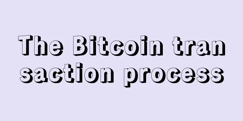 The Bitcoin transaction process