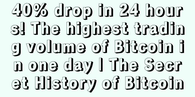 40% drop in 24 hours! The highest trading volume of Bitcoin in one day | The Secret History of Bitcoin