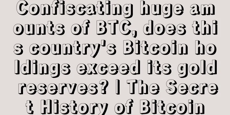 Confiscating huge amounts of BTC, does this country's Bitcoin holdings exceed its gold reserves? | The Secret History of Bitcoin