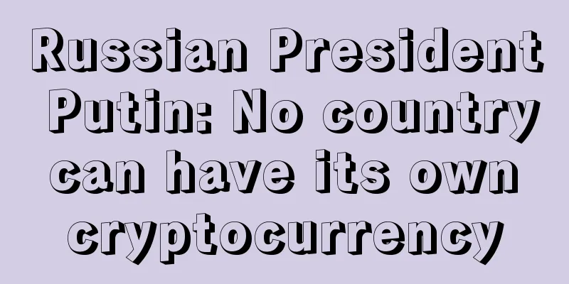 Russian President Putin: No country can have its own cryptocurrency