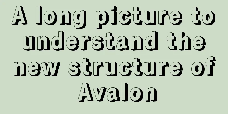 A long picture to understand the new structure of Avalon