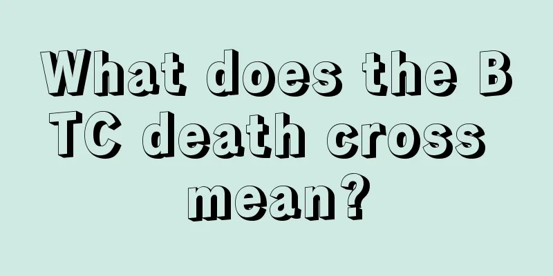 What does the BTC death cross mean?
