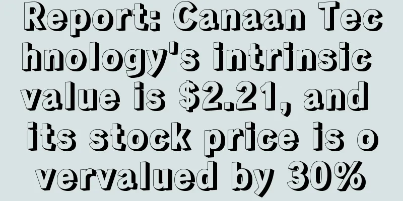 Report: Canaan Technology's intrinsic value is $2.21, and its stock price is overvalued by 30%
