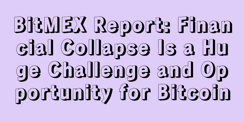 BitMEX Report: Financial Collapse Is a Huge Challenge and Opportunity for Bitcoin