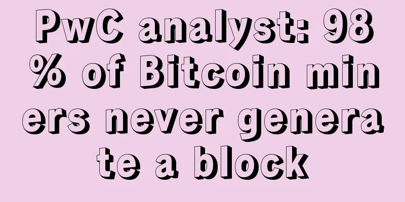 PwC analyst: 98% of Bitcoin miners never generate a block