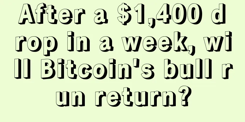 After a $1,400 drop in a week, will Bitcoin's bull run return?