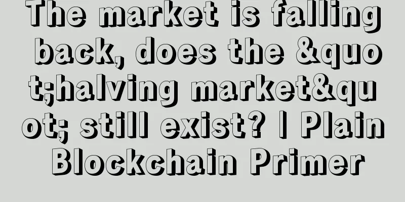 The market is falling back, does the "halving market" still exist? | Plain Blockchain Primer