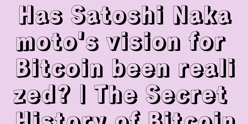 Has Satoshi Nakamoto's vision for Bitcoin been realized? | The Secret History of Bitcoin