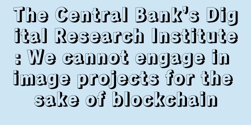 The Central Bank’s Digital Research Institute: We cannot engage in image projects for the sake of blockchain