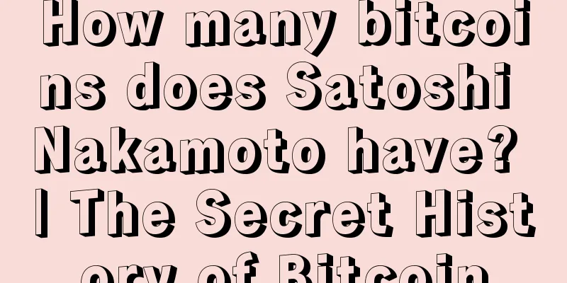How many bitcoins does Satoshi Nakamoto have? | The Secret History of Bitcoin