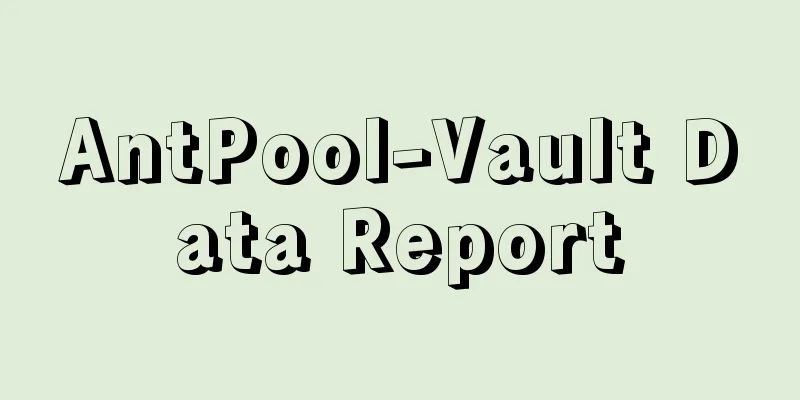 AntPool-Vault Data Report