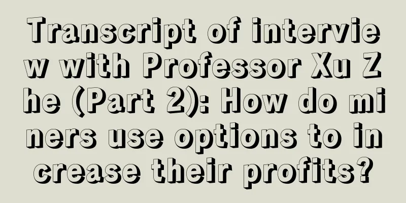 Transcript of interview with Professor Xu Zhe (Part 2): How do miners use options to increase their profits?