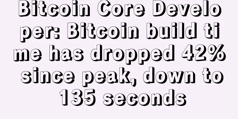Bitcoin Core Developer: Bitcoin build time has dropped 42% since peak, down to 135 seconds