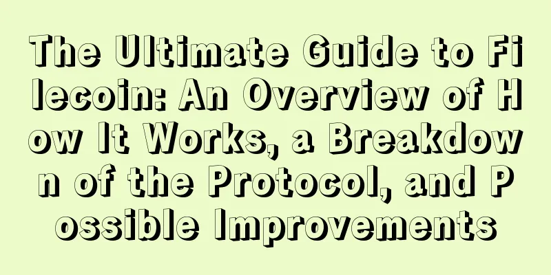 The Ultimate Guide to Filecoin: An Overview of How It Works, a Breakdown of the Protocol, and Possible Improvements
