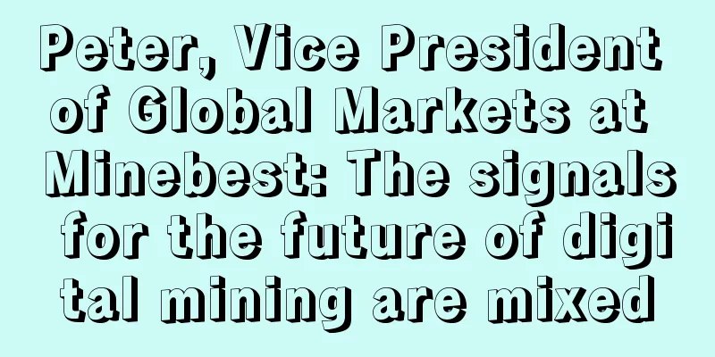 Peter, Vice President of Global Markets at Minebest: The signals for the future of digital mining are mixed
