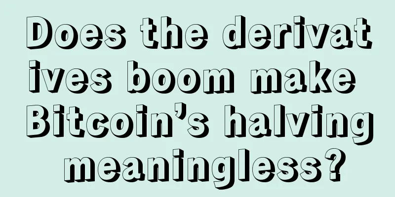 Does the derivatives boom make Bitcoin’s halving meaningless?