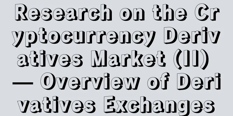 Research on the Cryptocurrency Derivatives Market (II) — Overview of Derivatives Exchanges