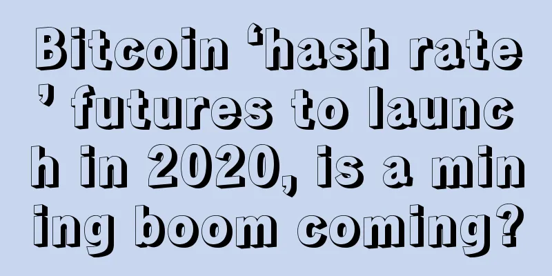 Bitcoin ‘hash rate’ futures to launch in 2020, is a mining boom coming?