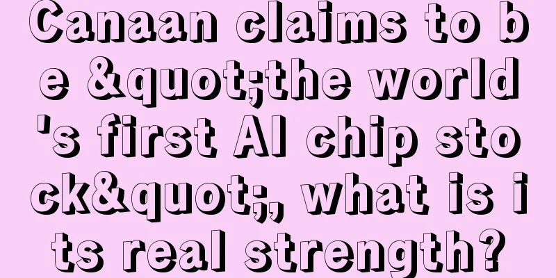 Canaan claims to be "the world's first AI chip stock", what is its real strength?