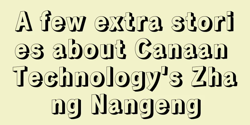 A few extra stories about Canaan Technology's Zhang Nangeng