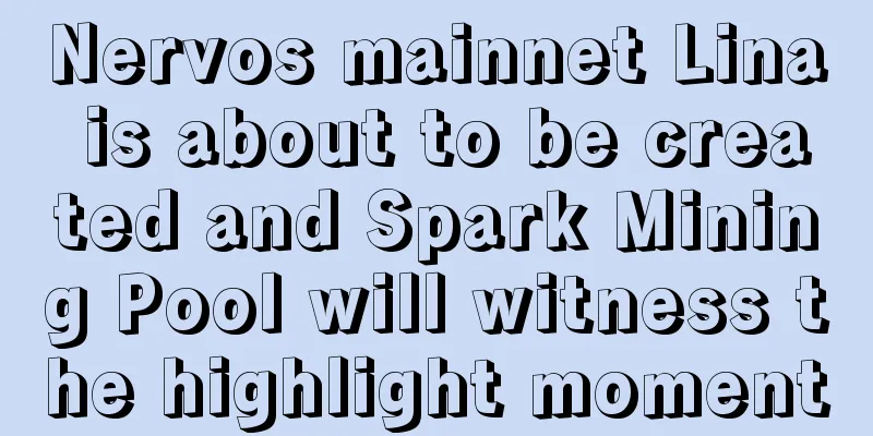 Nervos mainnet Lina is about to be created and Spark Mining Pool will witness the highlight moment