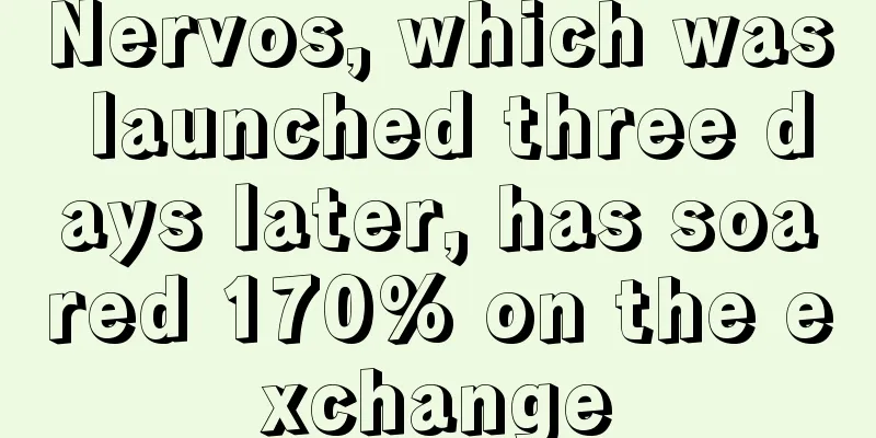 Nervos, which was launched three days later, has soared 170% on the exchange