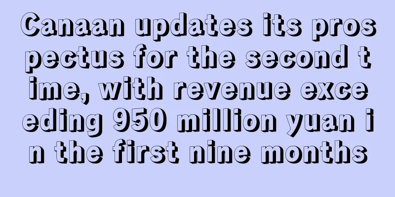 Canaan updates its prospectus for the second time, with revenue exceeding 950 million yuan in the first nine months