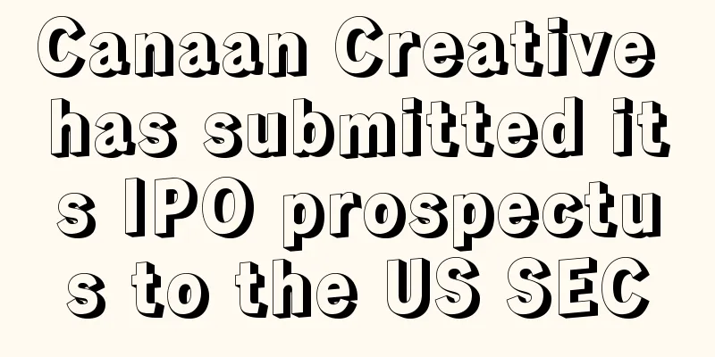 Canaan Creative has submitted its IPO prospectus to the US SEC