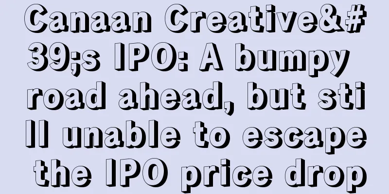 Canaan Creative's IPO: A bumpy road ahead, but still unable to escape the IPO price drop