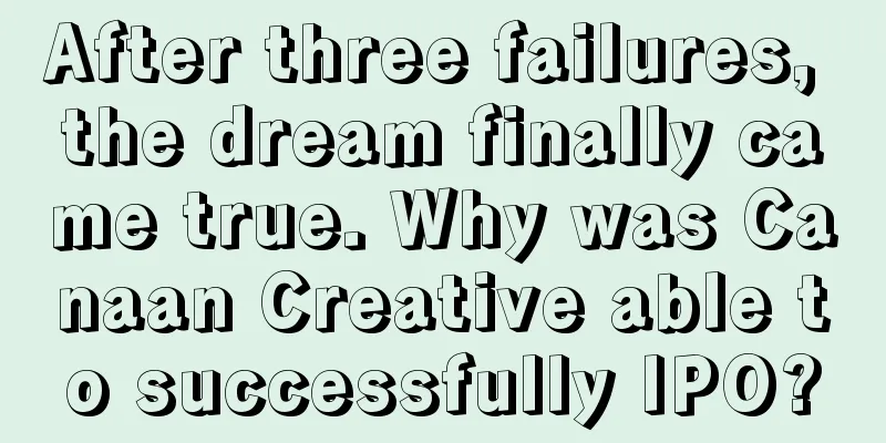 After three failures, the dream finally came true. Why was Canaan Creative able to successfully IPO?