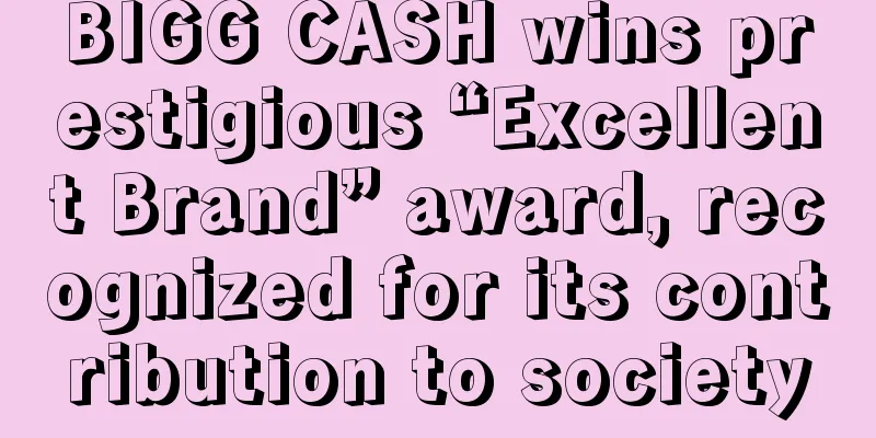 BIGG CASH wins prestigious “Excellent Brand” award, recognized for its contribution to society