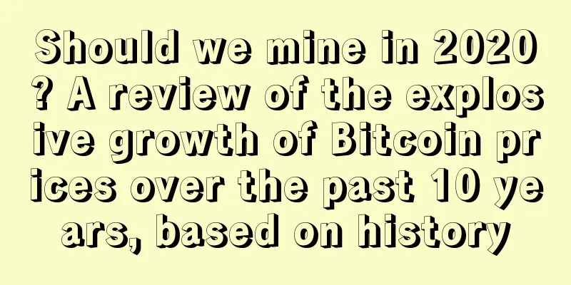 Should we mine in 2020? A review of the explosive growth of Bitcoin prices over the past 10 years, based on history