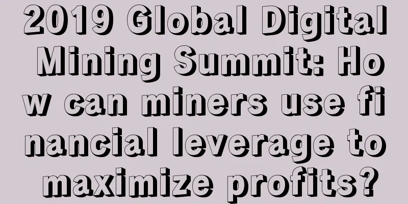 2019 Global Digital Mining Summit: How can miners use financial leverage to maximize profits?