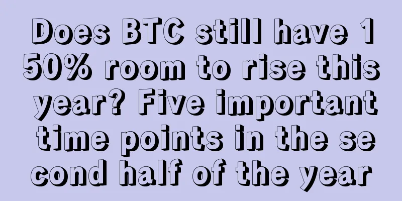 Does BTC still have 150% room to rise this year? Five important time points in the second half of the year