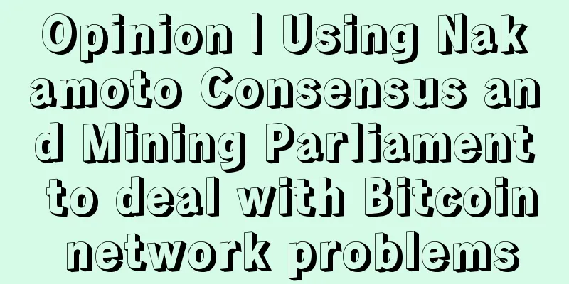 Opinion | Using Nakamoto Consensus and Mining Parliament to deal with Bitcoin network problems